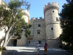 Rodos Old Town kaleiçi Büyük Üstadlar Sarayı