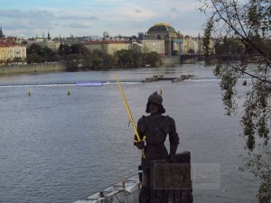 Prag Vltava nehri Karel köprüsü