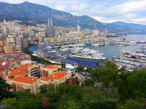 Monaco yatch harbor and F1 area Monaco