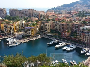 Monaco Fontvielle limanı evler